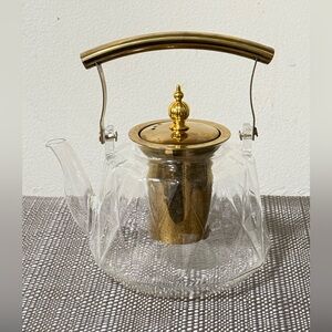 Glass Teapot Steel Infuser